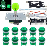 Arcade m&auml;ngu LED DIY komplekt Mehaaniline klaviatuur l&uuml;liti Arcade LED nupp LED Joystick Controller Zero Delay USB kodeerija PC MAME Retropie Jamma jaoks