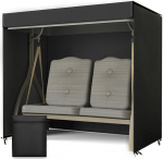 Hollywood Swing Cover 2 istekohaga, 175 x 125 x 160 cm, veekindel, tuulekindel kaitsekate, vastupidav, rebenemiskindel, 600D Oxford kangas, kaitsekate aiakiigele, aed, aed