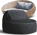 Smart-Planet veekindel &uuml;mmargune kate p&auml;ikesesaarele Lounge Garden Shell Tarpaulin ilmastikukaitse - l&auml;bim&otilde;&otilde;t 200 cm - 45 - 126 cm k&otilde;rgus