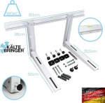Kaltbringer wall mount for outdoor air conditioning units up to 180 kg - wall bracket set for split air conditioners or heat pumps - very durable, stable and corrosion-resistant