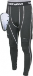 Sherwood compression pants with gusset, Senior M