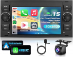 2G & 64G 7-tolline autoraadio Ford Transit Fiesta Focus Galaxy Mondeo Fusion Kuga C-Max S-Max Connect koos Carplay Android Car, Android 13, puuteekraaniga Bluetooth HIFI/RDS/FM raadio, Wifi Navi/AHD tagurduskaamera