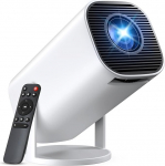 Mini projektor, nutikas projektor Full HD 1080P, v&auml;ike projektor kodukino WiFi 6 ja Bluetooth 5.2, toetab automaatset keystone'i korrigeerimist 180&deg; p&ouml;&ouml;ratav &uuml;hilduv HDMI / TV Stick / m&auml;lupulgaga