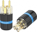Monosaudio paar HiFi Schuko pistik ja IEC C15 &uuml;hendus High-End IEC pistikupesa 16A 250V Audiophile Power Plug Coupling Gold-Plated E105G/F105G