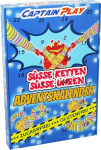 Suhkruvabad armsad kellad ja magusad ketid advendikalender, CAPTAIN PLAY Retro maiustused ilma suhkru ja gluteenita, kingiidee 24 tk individuaalpakendis, 366 g