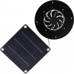 20W Monokristalliner Solar-Dachbodenventilator f&uuml;r energiesparende Abluftbel&uuml;ftung, leiser Betrieb, solarbetriebener Dachventilator, kompatibel mit S