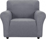 1-osaline Stretch-Sofabezug, Jacquard, Couch-Schonbezug (Hellgrau, Stuhl)