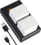 DSTE 2tk Arlo A1/A1B (2000 mAh/7.2 V) akulaadija, mis &uuml;hildub Arlo Pro akuga, Arlo Pro 2 akuga (VMA4400), Arlo Pro valvekaameraga.