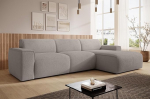 Diivan L-kujuline Didim Mini Beige 310 cm lai stiilne R