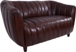 Club design Ribbed diivan Juniper 2 istekohaga Vintage nahast diivan diivan diivan