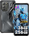 Blackview Fort 5 Outdoor Handy ohne Vertrag Android 16,36GB+256GB/2TB Outdoor Smartphone,6,78" FHD+,108MP+50MP Nachtsicht,5000mAh 15W kabelloses Laden,Baustellenhandy IP69K/OTG/NFC/Gemini Al/Schwarz