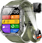 Blackview Smart Watch meeste spordikell koos telefoni funktsiooniga, helistamise/vastuv&otilde;tmise funktsioon, kompass, IP68 veekindel, spordikell 100+ spordirežiimiga, s&uuml;dame l&ouml;&ouml;gisageduse unen&auml;itaja, sammuloendur, kell Android iOS-ile