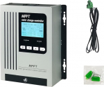 SOLAFANS 12V/24V/36V/48V 40A MPPT Solar Controller DC150V PV2200W Solar Battery Charger with LCD Display MPPT Solar Charge Controller