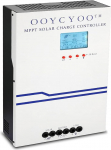 MPPT 100A p&auml;ikese laadimiskontroller 24V 12V Auto Max 100V DC sisendiga p&auml;ikesekontroller LCD-ekraaniga ja temperatuurianduriga, t&ouml;&ouml;tab suletud, geel, &uuml;leujutatud ja liitiumiga