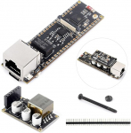 Waveshare ESP32-S3 ETH arendusplaat, 10/100Mbps RJ45 Ethernet port, Wi-Fi ja BT tugi, 240MHz kahetuumaline protsessor, integreeritud Type-C port ja TF kaardipesa, PoE moodul.