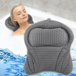 Vannipadi, kaelapadi vanni, 4D v&otilde;rgusilma vannipadi kaela, ergonoomiline vannipadi vanni jaoks 6 iminapaga, koduseks spaa ja vannid, kodune spaa, toetab pead, kaela, selga