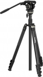 SMALLRIG videostatiiv 75-tolline videokaamera statiiv monopood koos +/-15&deg; nivelleerimisaluse vedeliku peaga, professionaalne videokaamera statiiv videokaamerale DSLR-kaamerale, CT210-4475