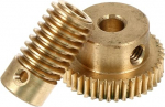 OUNONA pakett 6 40 turbiini v&otilde;lli Worm Gear kooniline koonus Pinion arvuti puhul Cage mootor ajam v&auml;ike modulaarne Worm ratta laboratooriumi segistid hammasrataste Spline v&otilde;llid vaskist