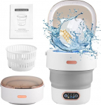 Mini pesumasin 13 L, kaasaskantav pesumasin koos spinneriga, reisipesumasin 3 režiimiga, mobiilne pesumasin, telkimispesumasin aluspesu, beebiriiete jaoks