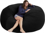 HOWSEESNOW Suur Bean Bag Cover Pehme kohev Hollandi Velvet Bean Bag Cover 5ft (ilma t&auml;itematerjalita, ainult kate) Mugav 60" Bean Bag Cover &Uuml;lisuur diivanikate