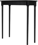 PFCDZDU ekstra pikk diivanilaud, t&ouml;&ouml;stuslik kitsas konsoolne k&uuml;lgpult diivani taga, koridori fuajee esitlusplatvorm kodukontori elutoa sissep&auml;&auml;suks (must)