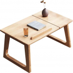 Multifunktsionaalne Jaapani madal laud - kokkupandav tahke puidust laud r&otilde;dule, aknale v&otilde;i teetuppa - lihtne disain, sobib ideaalselt v&auml;ikestesse ruumidesse