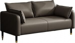 WANJEX Sofas und Couches im italienischen Stil, nicht waschbar, kleines Apartment-Sofa, Wohnzimmer, einfaches Sofa, Doppelsitz, kleines Sofa f&uuml;r Wohnzimmer, Ecke, Schlafzimmer, Salon, B&uuml;ro