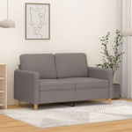 Mengtu 2-kohaline diivan Kahekohaline diivan Diivan Lounge diivan Pehmendusega diivan K&uuml;lalissuvila Relax diivan R&otilde;dusuvila Diivan elutuppa Magamistuba K&uuml;lalistetuba Taupe 120 cm Kangas