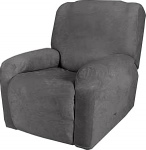 Elastischer Superweicher Samt sofa&uuml;berwurf f&uuml;r Sessel und Recliner Sch&uuml;tzende Einfarbige Polsterhusse mit Einfacher Montage f&uuml;r Kratzschutz und Sofarestaurierung Elastischer Superweicher Samt sofa&uuml;berwurf f&uuml;r Sessel und Recliner Sch&uuml;tzende Einfarbige ...
