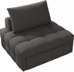 Diivanvoodi v&auml;ikesesse tuppa, kokkupandav k&uuml;lalisvoodi, mugav kokkupandav diivanvoodi, lamades diivan, pehme futon chaise diivan, voodi, diivan v&auml;ljat&otilde;mbamiseks (v&auml;rv : Hall, suurus : 145cm)
