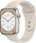 Apple Watch Series 8 (GPS, 45 mm) - Starlight alumiiniumist korpus koos Starlight spordirihmaga (uuenenud)