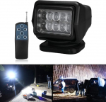 MARCHFA LED otsingulamp t&ouml;&ouml;valgustus kaugjuhtimispult magnetilise baasiga otsingulamp CREE kiip ilmastikukindel 360 kraadi p&ouml;&ouml;ratav auto offroad jahindus paat aed 50 W DC 12 V (l&uuml;hike)