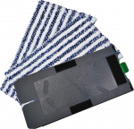 Asendusplaat Vorwerk Kobold SP 520 ja SP 530 tolmuimeja m&auml;rgpuhastile + 2 puhastuslappi sinine valge