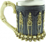 KIRALOVE Fearful Skull Mug - Roostevabast terasest - Mum - 3D - mees - kolju - skelett - kingiidee - viikingid - vaik - &otilde;llekruus - &otilde;llekruus - baar - kohv - joogid - halloweeni &otilde;udus