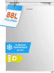 COMFEE RCU83WH3EU(E) 88L s&uuml;gavk&uuml;lmikud inverterkompressoriga, D energiat&otilde;husus, -18 &deg;C, 4 t&auml;rni s&uuml;gavk&uuml;lmutus, vaikne 39 dB, s&uuml;gavk&uuml;lmik v&auml;ike 55 cm lai, 3 kambriga k&ouml;&ouml;gi kontoritele valge