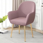 Stretch Velvet Grey Chair Cover Set of 4/2 With Armrest Chair Covers Office Chair Slipcover Backrest Chair Cover High Chair Cover Protective Covers Throws (V&auml;rv : G, Suurus : 2tk)