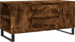 vidaXL kohvilaud suitsutatud tammepuust 102 x 44,5 x 50 cm Puidu materjal