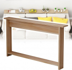 JYHHCYS Schmaler Konsolentisch Beistelltisch F&uuml;r Sofas, Holz, 2-stufig, F&uuml;r Sofas Freistehend, Als L&uuml;ckenf&uuml;ller Schmaler Beistelltisch Neben Dem Sofa F&uuml;r Flur, B&uuml;ro(B LxWxH,35x4x26in/89x10x66cm)