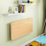 Puidust kokkupandav seinalaud, s&ouml;&ouml;gilaud, seinale kokkupandav laud, skandinaavia multifunktsionaalne, ujuv kokkupandav laud, MDF, 60 x 30 x 1,6 cm (originaalpuit)