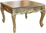 Casa Padrino Baroque k&uuml;ljelaud Gold 60 x 60 cm - Diivanilaud - elutoa laud - kohvilaud - Limited Edition