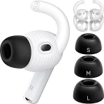 M&auml;luvahust k&otilde;rvaklapid ja k&otilde;rvakonksude tarvikud Apple AirPods Pro 3 (2025), asendusvahust k&otilde;rvaklappide ergonoomiline sobivus (S / M / L Buds, 2 paari k&otilde;rvakonksud)