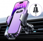 VANMASS mobiiltelefoni hoidja auto 2025 Upgrade Patent mobiiltelefoni hoidja auto ventilatsiooni konks Bombproof mobiiltelefoni hoidja auto silikoon kaitse 100% stabiilne auto nutitelefoni hoidja auto iPhone'ile