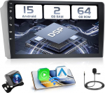 Hikity 2 + 64 GB Android 15 autoraadio Toyota Avensis 2003-2009 raadio traadita Carplay Android auto, 9-tolline IPS puuteekraaniga raadio koos tagantvaate kaamera, Bluetooth, Navi, WiFi, DSP, EQ, Mirror Linkiga