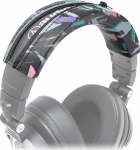 WC BandZ ATH - t&auml;iustatud peapaelakate Audio Technica ATH M50X / M50XBT / M50 / M40X / M40 / M40FS / M30X / M30 / M20X / MSR7 jaoks Wicked Cushions | 90's Black