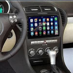 4+64G Android 14 autoraadio Mercedes SLK R171 W171 2004-2011 GPS navigatsioon koos traadita Carplay Android auto 9-tolline DAB 2 DIN raadio Mercedes SLK raadio Bluetooth WiFi SWC AHD tagurduskaamera