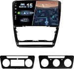 Android 15 autoraadio sobib Skoda Octavia (2006-2014) - Sisseehitatud CarPlay Android auto - Tasuta tagurduskaamera - 2G + 32G - IPS 10.1-tolline 2 DIN - DAB roolijuhtimine 4G WiFi Fast