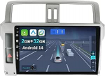 10.1-tolline Android 14 autoraadio VW Touran 2003-2010, Seat Exeo koos juhtmevaba Apple CarPlay, Android Car, Mirror Link, GPS navigatsioon, Bluetooth 5.0, WiFi, USB, Navi, FM + tagurduskaameraga