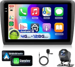 4G 64G VECHTEL 9-tolline Bluetooth autoraadio Seat Ibiza 2016-2017 Carplay Android auto, DSP EQ, 1280 x 720, WiFi GPS, Mirror Link, RDS/FM raadio 2 DIN koos AHD tagantvaate kaameraga