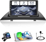 Hikity BMW X3 E83 2004-2010 raadio 2+64GB Android 15 autoraadio Carplay Android Car Wireless, 9-tolline IPS puuteekraaniga raadio koos tagurduskaamera, Bluetooth, Navi, WiFi, DSP FM RDS peeglilinkiga