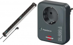 Brennenstuhl Premium-Alu-Line Power Strip 12-kohaline / Power Strip valmistatud kvaliteetsest alumiiniumist ja pistikupesa adapter &uuml;lepingekaitse 13,500 A